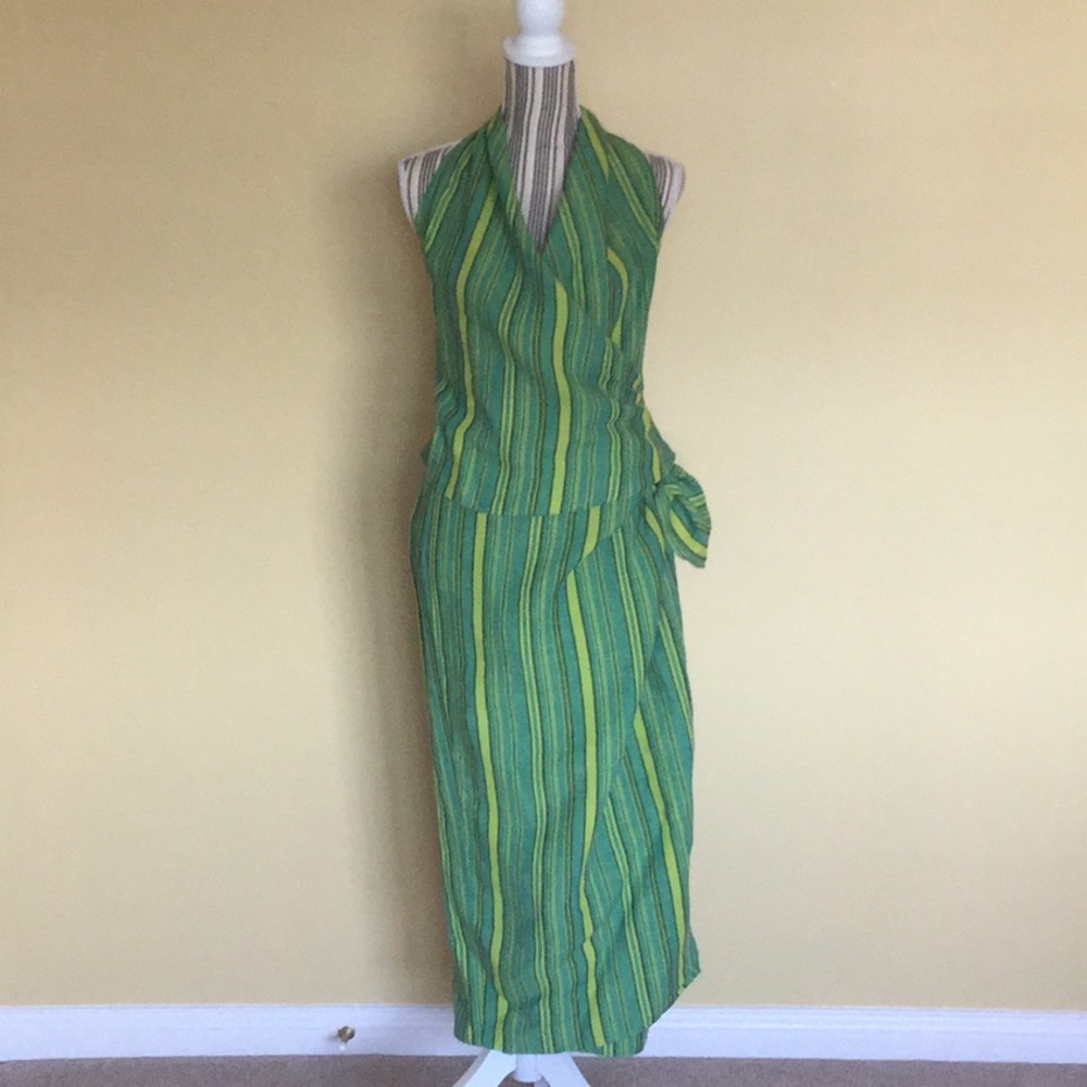 2 Pc Skirt & Halter Top